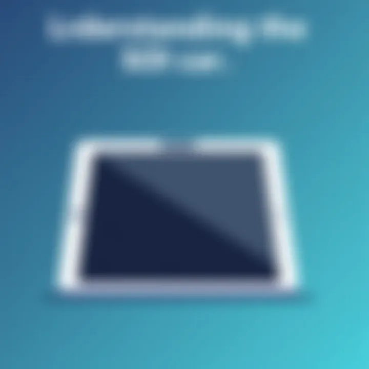 Illustration depicting an iPad with a disabled screen