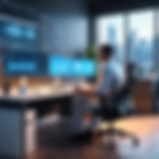AI-driven productivity enhancement in a modern workspace