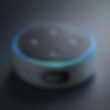 Amazon Echo Dot showcasing its sleek design