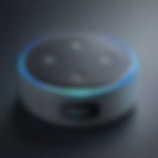 Amazon Echo Dot showcasing its sleek design