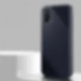 Stylish Amovo phone case showcasing its sleek design and premium finish