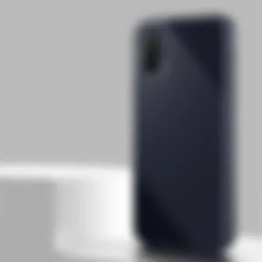 Stylish Amovo phone case showcasing its sleek design and premium finish