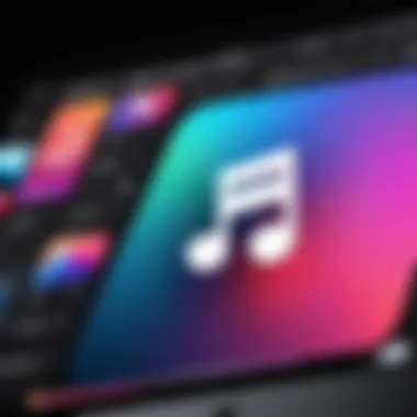 User interface of Apple Music editing software showcasing various tools