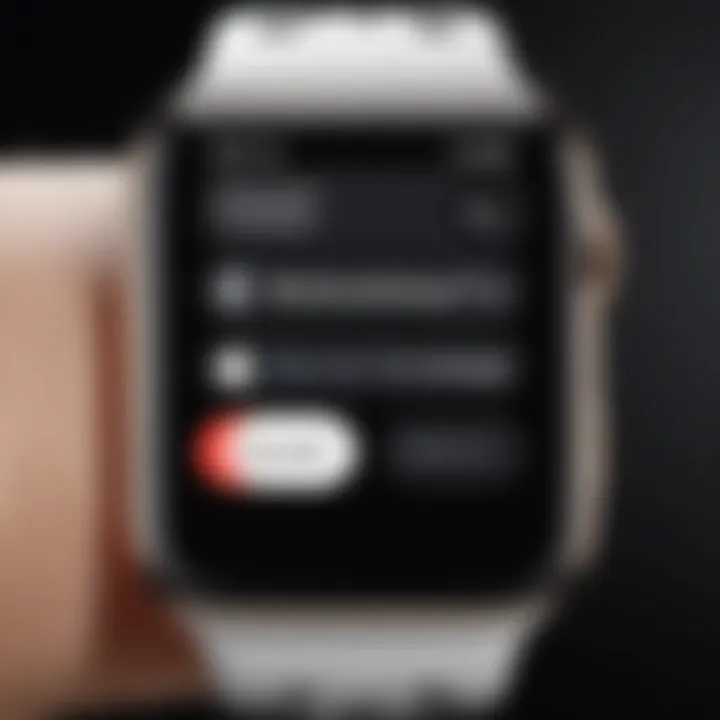 Interface of language translation app on Apple Watch