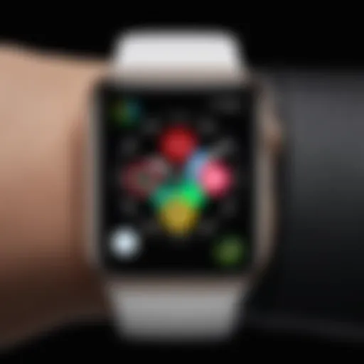 Stylish Apple Watch SE on a wrist