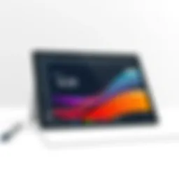 Dynamic user interface of a drawing software for Surface Pro