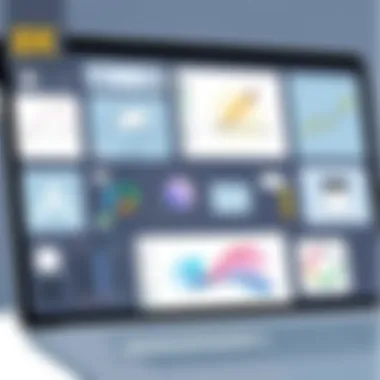 Variety of Drawing Tools on Surface Pro Illustration showcasing various drawing tools on Surface Pro