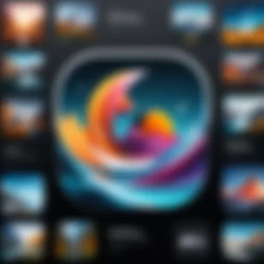 Collage of various editing features available in top iOS apps