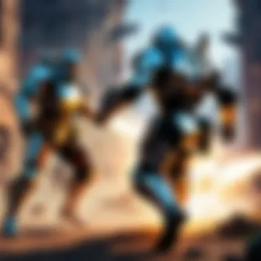 Dynamic Combat Mechanics An immersive combat scene in an RPG