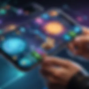 Dynamic Multiplayer Gaming Interactions A multiplayer game screen filled with dynamic interactions