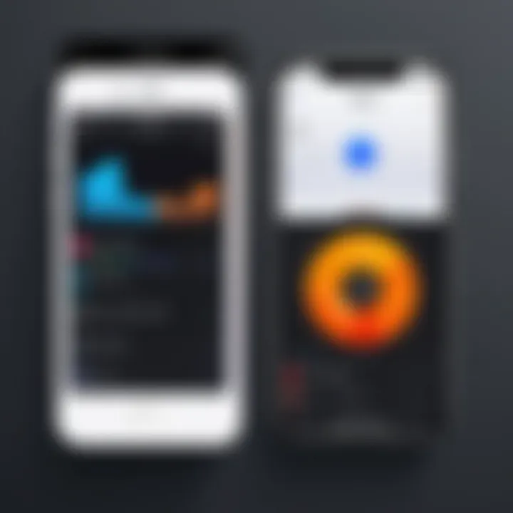 Visual comparison of multiple iPhone recorder apps side by side