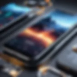 High-performance smartphone showcasing gaming graphics