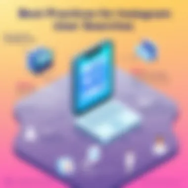Best Practices for Instagram User Searches Infographic highlighting best practices for user searches on Instagram