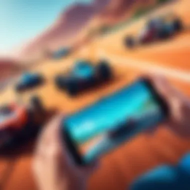 Multiplayer excitement in mobile racing