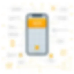 Conceptual illustration of disposable phone numbers