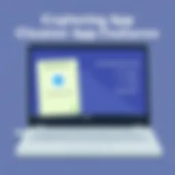 Chromebook cleaner app interface showcasing features