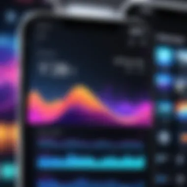Exploring the Interface of a Video Filter App A vibrant mobile interface showcasing various video filters.
