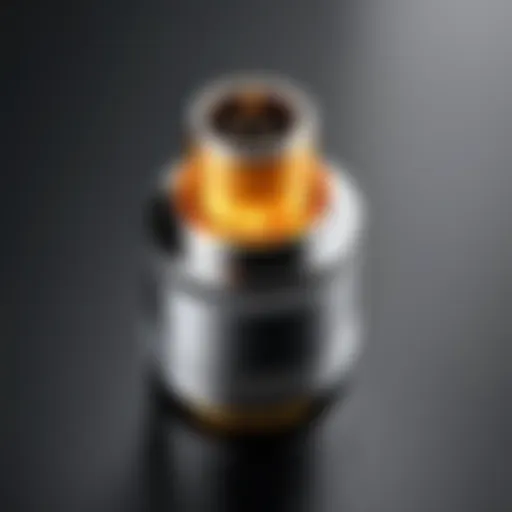 Detailed view of a cigarette lighter adapter for iPhone