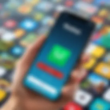 Engaging Gameplay of Roblox on iOS Roblox gameplay on iOS device