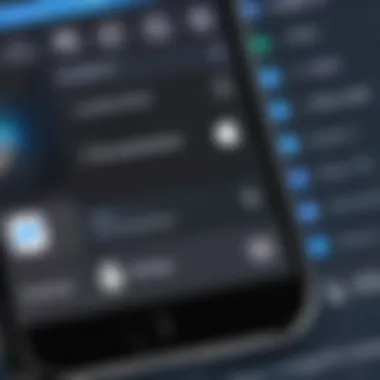 Navigating iOS Settings for Compatibility User navigating iOS settings