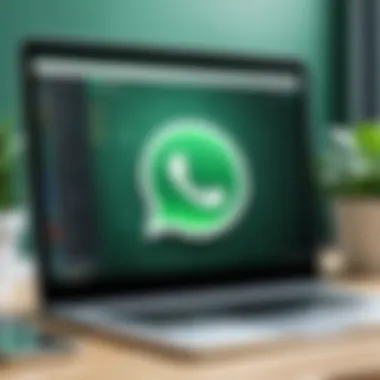 Desktop configuration interface for WhatsApp