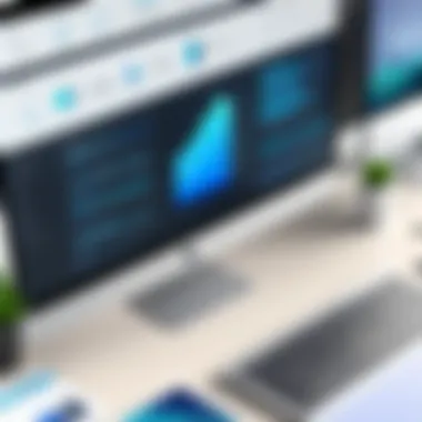 Organized Digital Workspace An organized digital workspace showcasing file management.