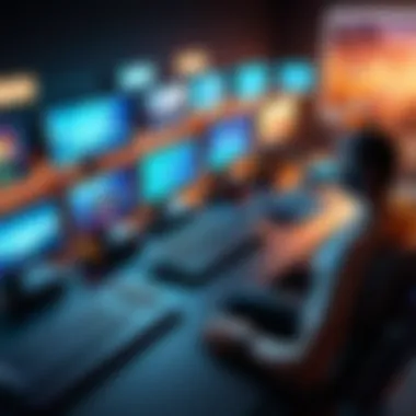 The Dynamics of Online Gaming Communities Visual representation of an online gaming community