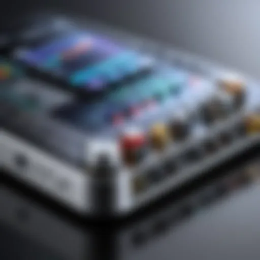 Dynamic audio recording interface on iPhone