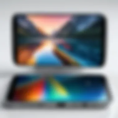 Mirroring Android Screen Android device displaying mirrored screen