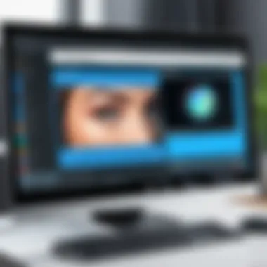 Interface Overview of Webcam Software Showcasing the interface of webcam software on Windows 10