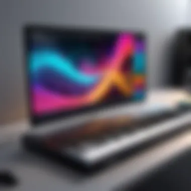 Immersive Music Game Interface An immersive music game interface showcasing vibrant visuals and interactive elements