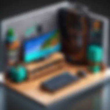 Setup of a Minecraft Java Server Visual representation of a Minecraft Java server setup