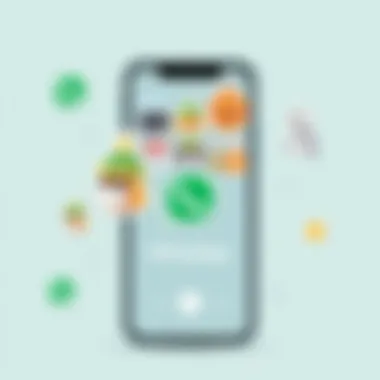 A user-friendly mobile application interface for designing stickers