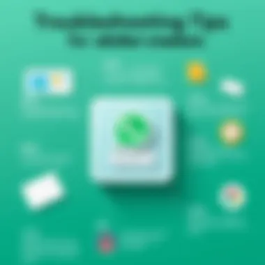 Common troubleshooting tips displayed visually for sticker creation