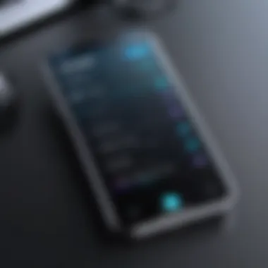 Choosing a Unique Ringtone Custom ringtone selection on an iPhone