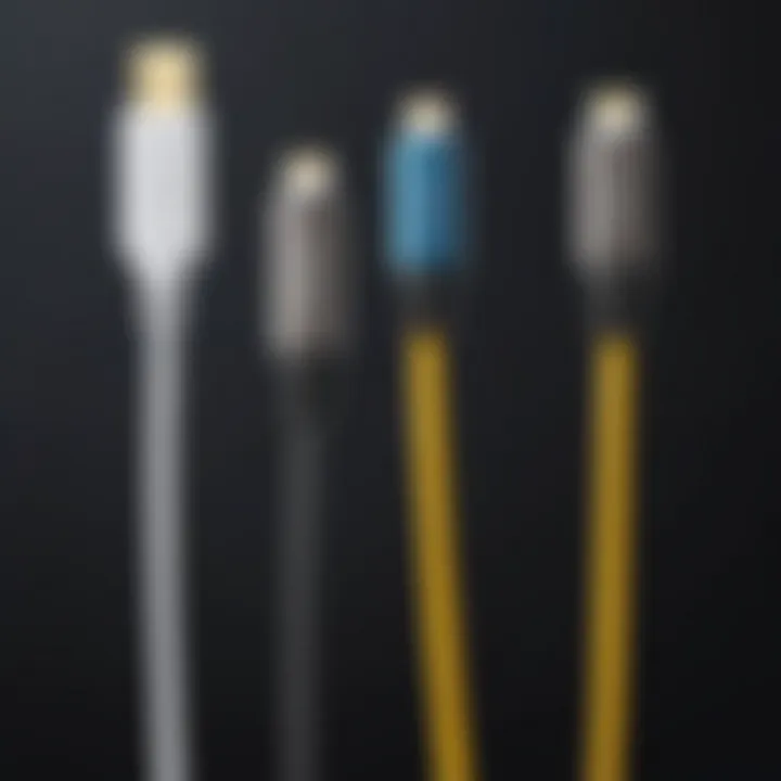 Performance comparison of various lightning cables