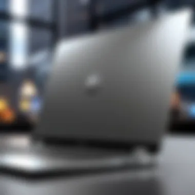 Sleek design of HP Envy laptop