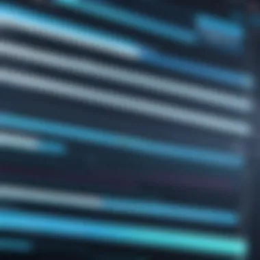 Efficient Timeline Management A timeline view in a video editor displaying trimmed clips