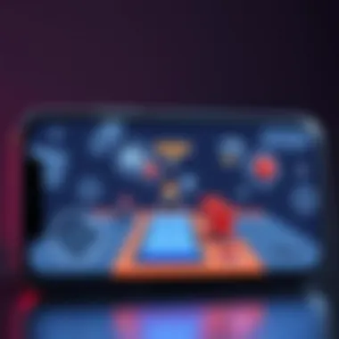 Innovative Gameplay Mechanics Dynamic gameplay mechanics demonstrated on an iPhone screen