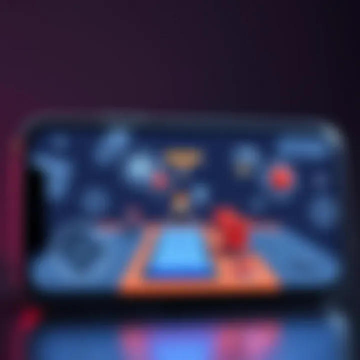 Innovative Gameplay Mechanics Dynamic gameplay mechanics demonstrated on an iPhone screen