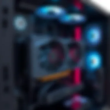 High-end Graphics Card Detailed view of high-end graphics card installed in a computer