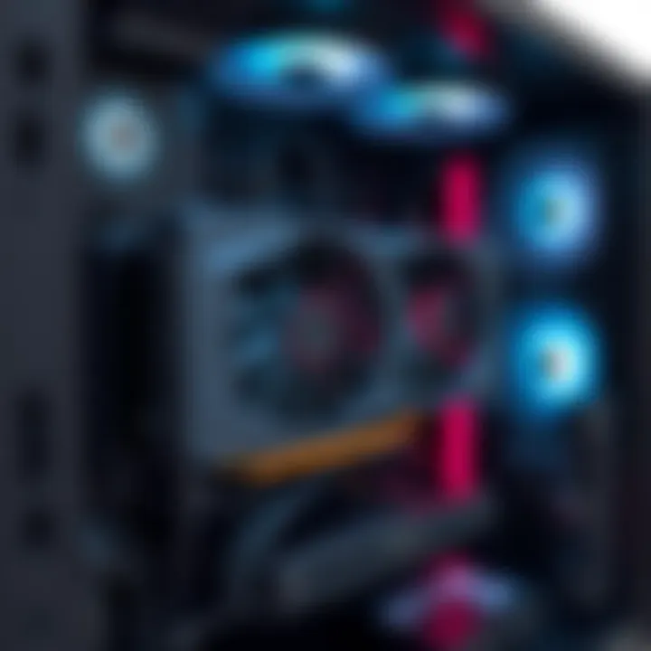 High-end Graphics Card Detailed view of high-end graphics card installed in a computer