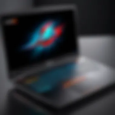 High-Performance Gaming Laptop High-performance gaming laptop showcasing advanced specifications