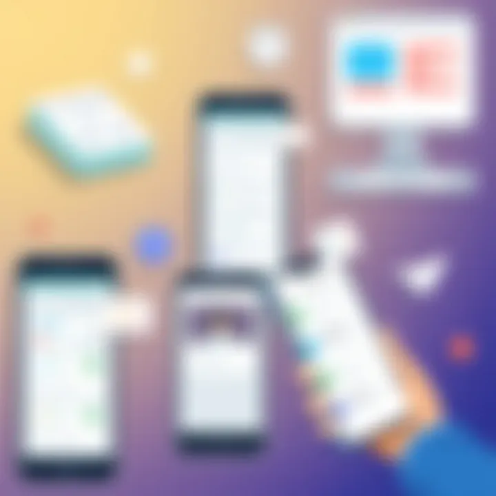 Illustration of diverse contexts for using translation applications