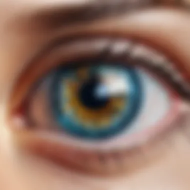 A close-up of an eye-catching photo edited with a popular Android app