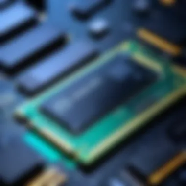 Understanding RAM Specifications Laptop RAM module showcasing various specifications.