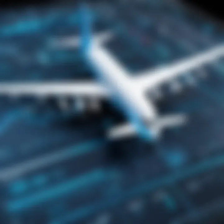 Graphical representation of aviation data analytics