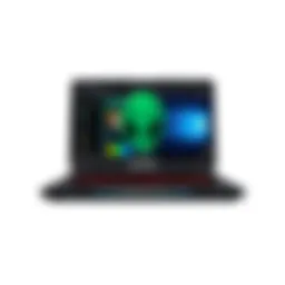 Alienware Area 51m front view showcasing design