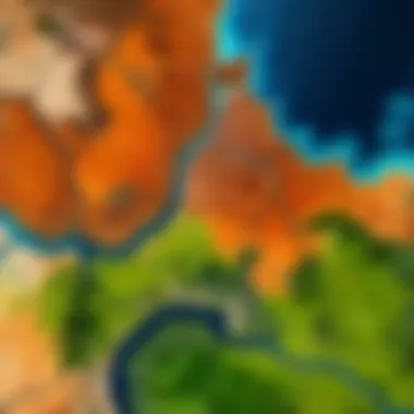 Clarity in Natural Landscapes Satellite image capturing natural landscapes with exceptional clarity.