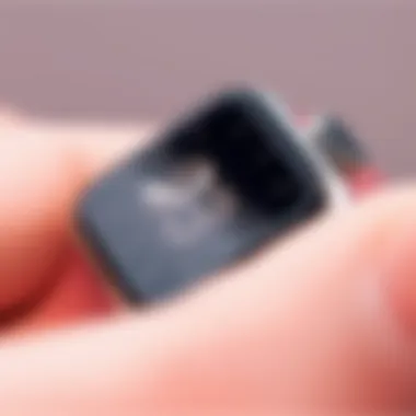 A close-up of the Apple Watch emphasizing its personalized features